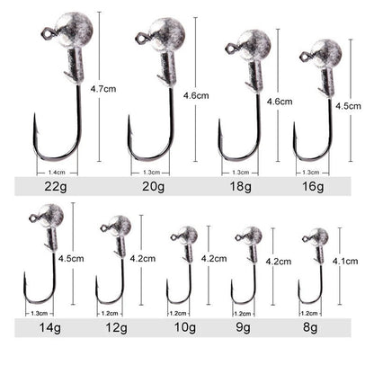 Jig Head ver. größen 5-10 pcs